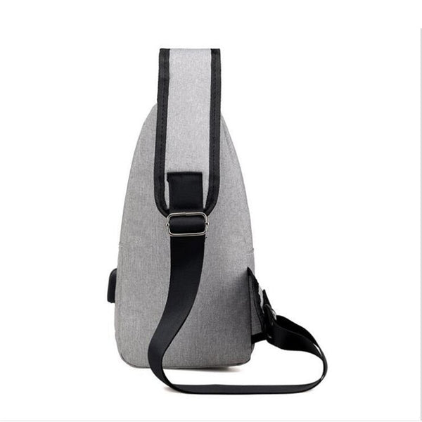 Men Chest Bag with USB Charging