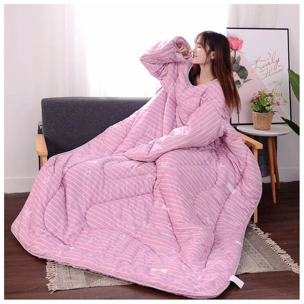 Lazy Blanket with Sleeves