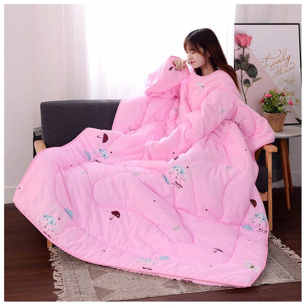 Lazy Blanket with Sleeves