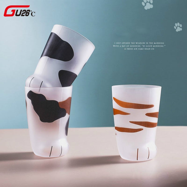 Creative Cute Paws Glass