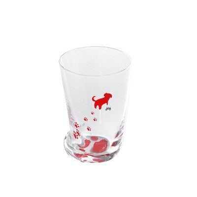 Creative Cute Paws Glass