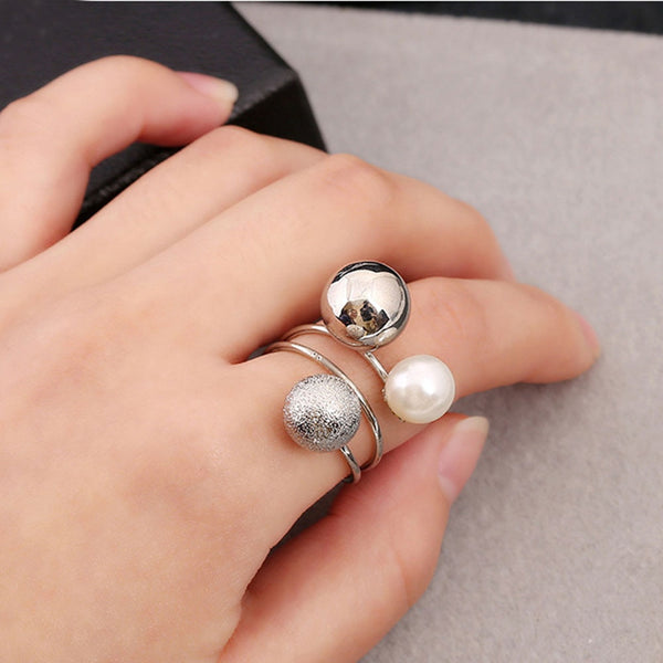New Elegant Pearl Ring